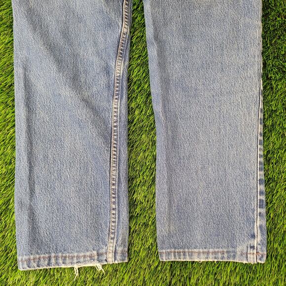 Vintage LEVIS 510 Ripped Jeans 30x29 Faded Stonewash - Picture 12 of 16